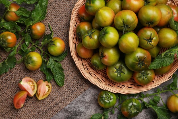 Photo les tomates sont délicieuses.