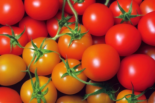 Tomates sur vigne