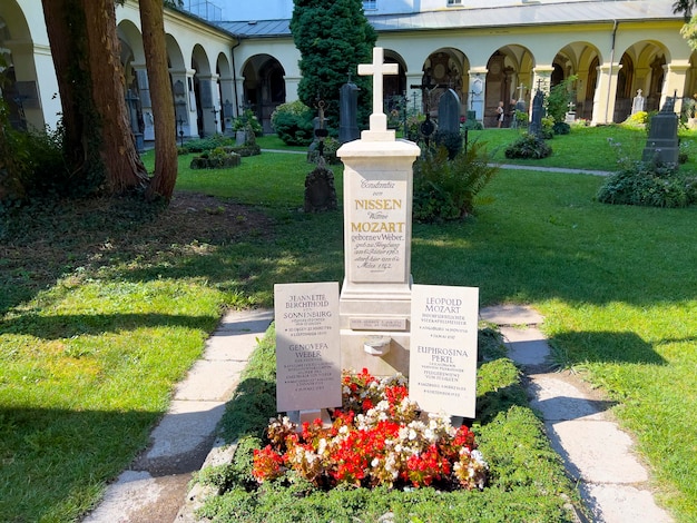 Photo la tombe de la famille de mozart