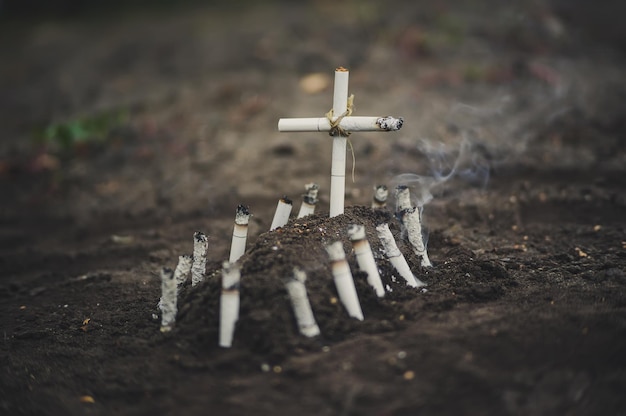 Une tombe à tabac dans un cimetière