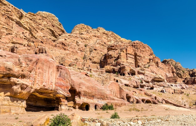 Les tombes royales de Petra, site du patrimoine mondial de l'UNESCO en Jordanie