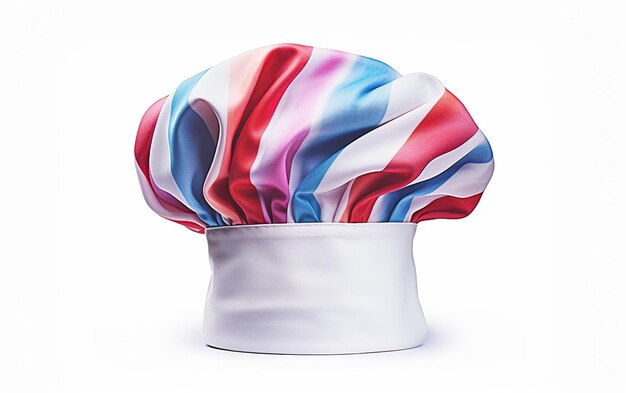 Toque Chef39s élégante sur fond blanc