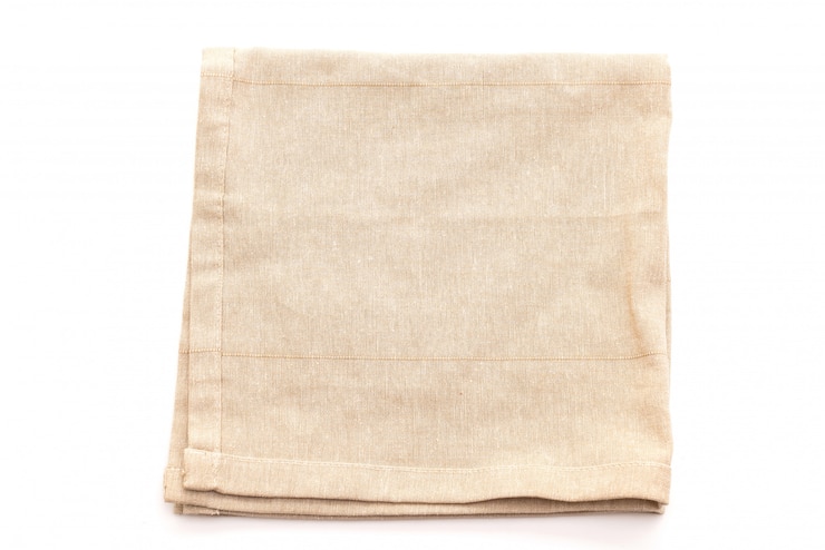 Photo torchon de cuisine (serviette) isolé sur blanc