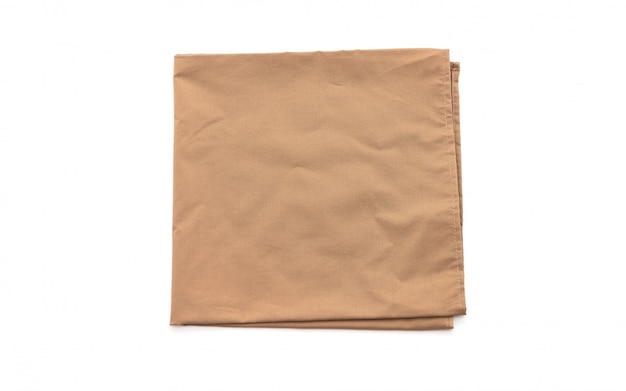 torchon de cuisine (serviette) isolé sur blanc