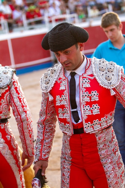 torero se préparant pour la corrida