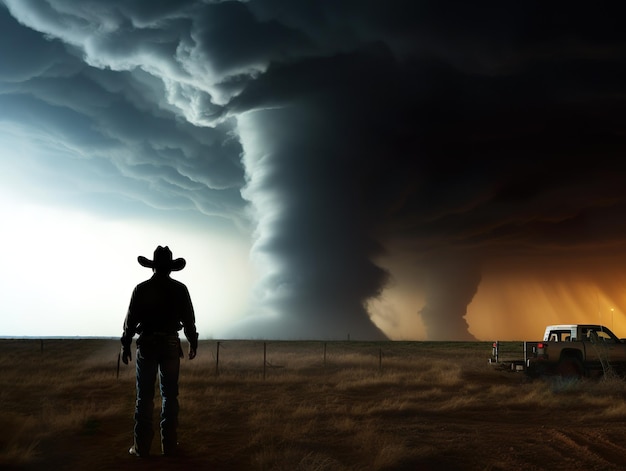 Tornade dangereuse dans l'allée des tornades