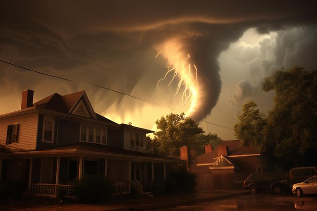 Photo tornades capturées à différentes heures de la journée dans des conditions d'éclairage variées