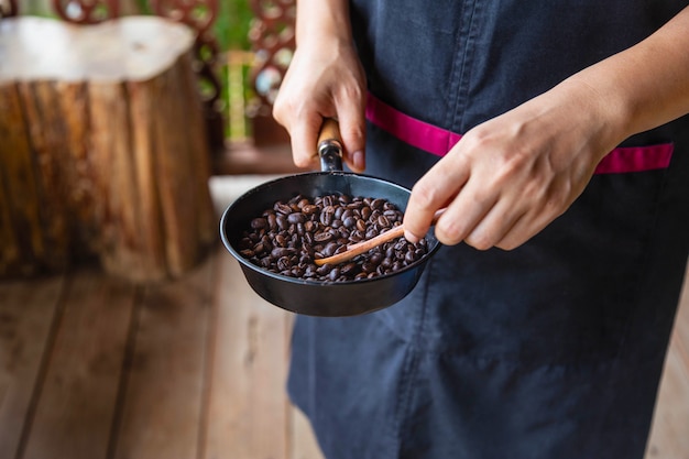 Torréfaction traditionnelle du café