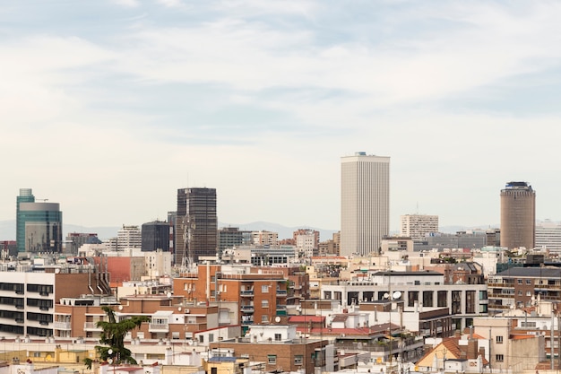 Torres emblématique de Madrid dans le quartier d'Azca