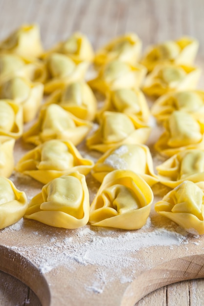 Tortellinis non cuits