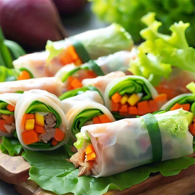 Photo tortilla ou kebab avec cuttlefish ajouté avec du poulet et des légumes en salade de cuisson ensemble