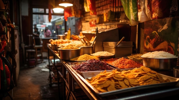 Tortillas fraîchement pressées à la Tortilleria mexicaine rustique