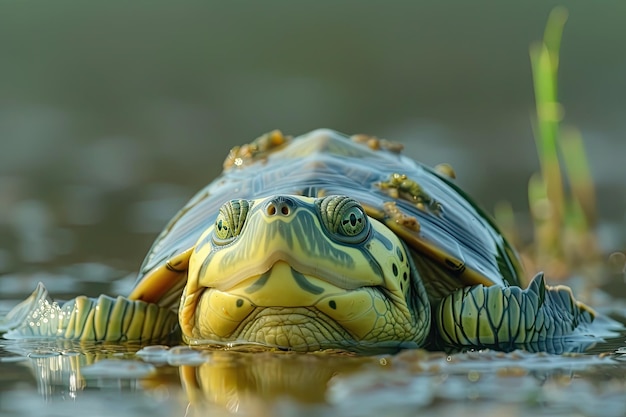 Une tortue bête coincée sur le dos.