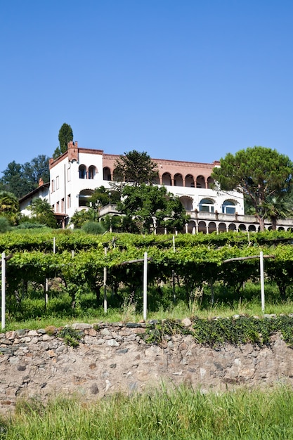 Toscane, Italie. Villa de luxe italienne à la campagne, proche d'un vignoble de Lambrusco