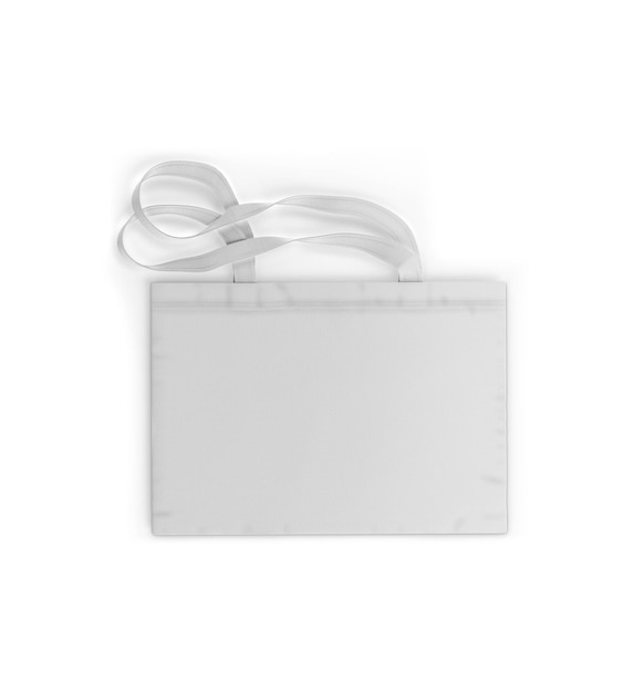 Photo tote bag sur fond blanc