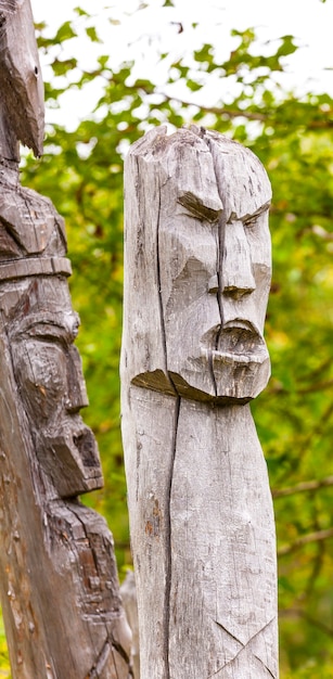 Totems des aborigènes du Kamtchatka : Itel'men et Koryak.