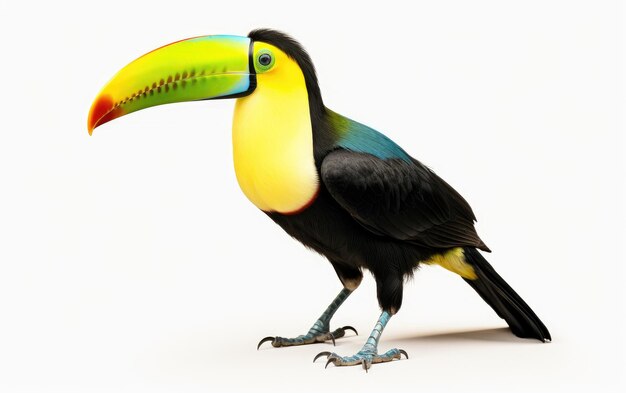 Photo toucan à billes de quille habitant de la jungle mélodique isolé sur un fond transparent png