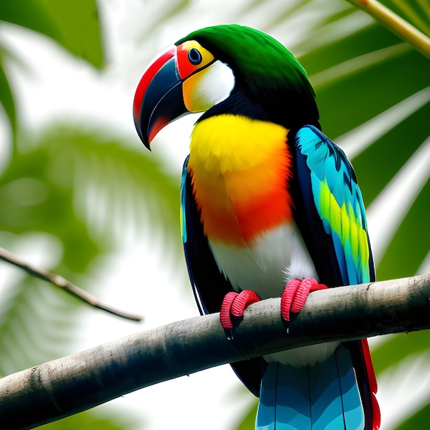 Toucan sur une branche