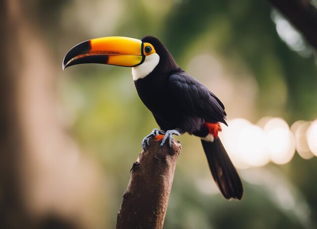 Un toucan dans la forêt