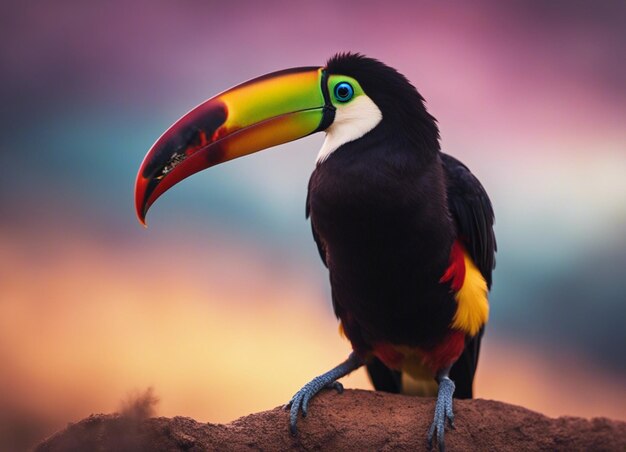 Un toucan dans la forêt