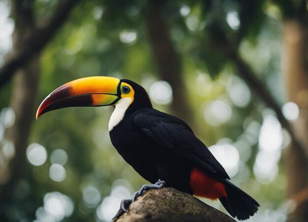 Un toucan dans la forêt