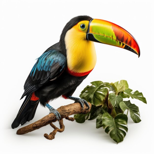 un toucan isolé