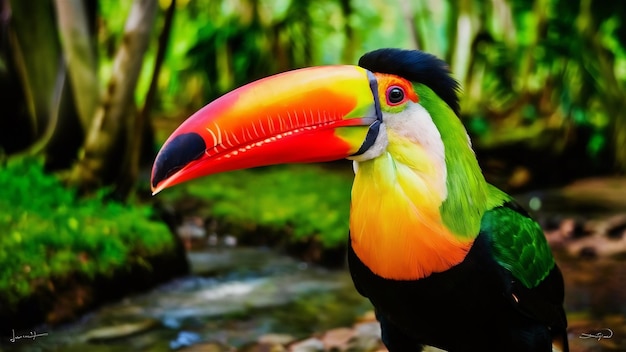 Le toucan ramphastos est un toucan.