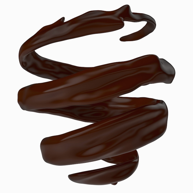 Photo une touche de chocolat