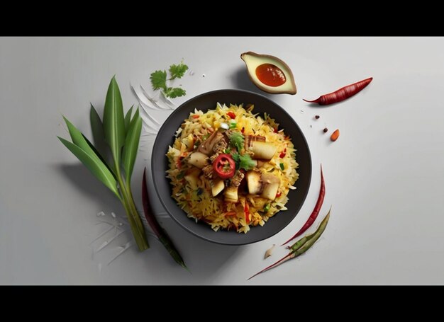 Une touche moderne sur le plat classique biriyani