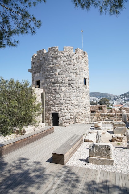 Tour dans le château de Bodrum Ville de Mugla Turquie