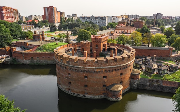 Tour Défensive De Der Dohna à Kaliningrad. C'est Maintenant Le Musée De L'ambre. Vue Aérienne