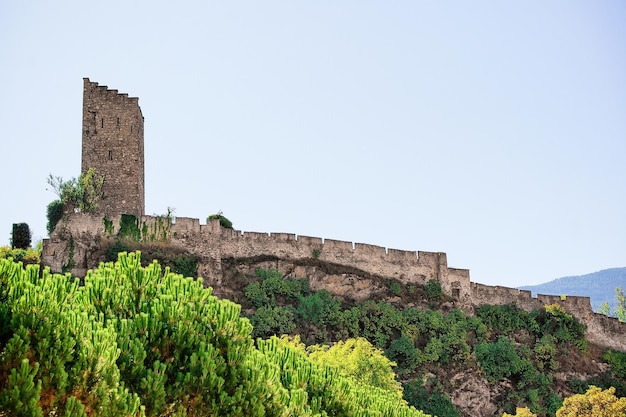 Tour du château de Majorie à Sion, Canton du Valais, Suisse.