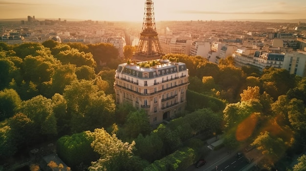 Tour Eiffel le soir