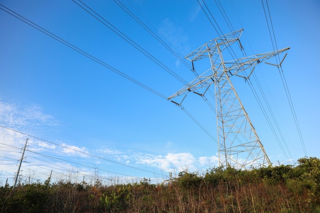 La tour électrique également connue sous le nom de tour de transmission d'énergie représente l'infrastructure essentielle