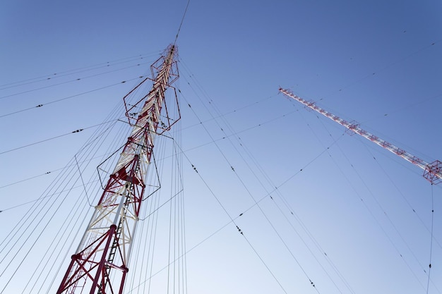Tour d'émetteur radio Liblice la plus haute construction en République tchèque