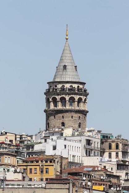 Tour de Galat dans la ville d'Istanbul