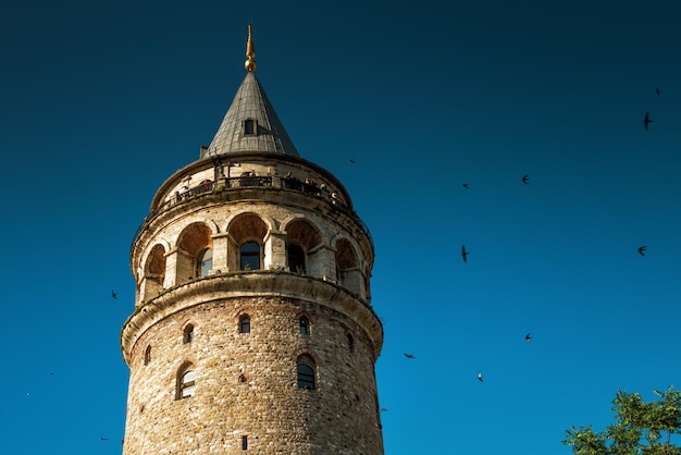 Tour de Galata au coucher du soleil Istanbul