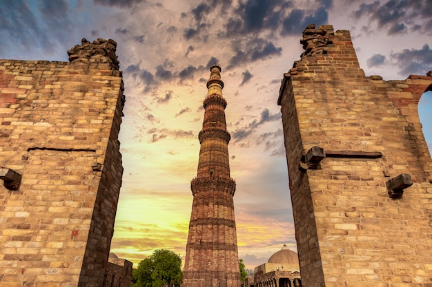 Tour de grès rouge à New Delhi