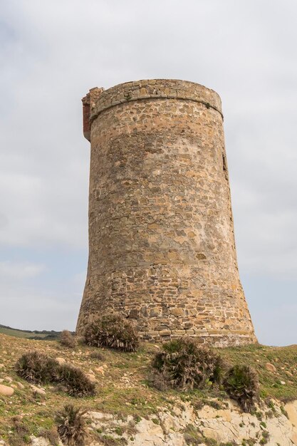 Tour de guet de Guadalmesi Parc Naturel du Détroit de Cadix Espagne