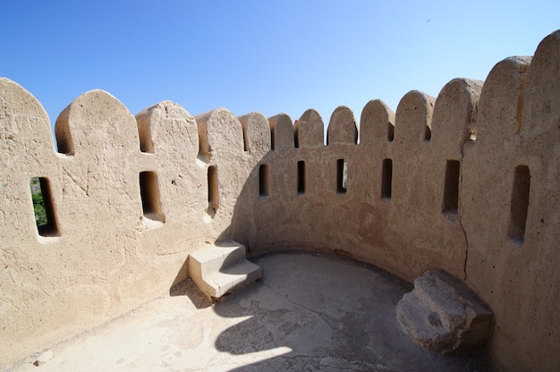 Tour de guet de la mosquée AL Bidya, Fujairah. ÉMIRATS ARABES UNIS.