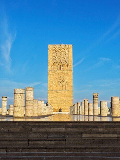 La tour Hasan à Rabat au Maroc