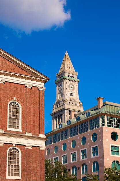 Tour de l&#39;horloge de Boston Custom House Massachusetts