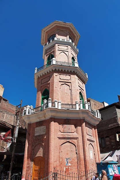 La tour de l'horloge de Cunningham à Peshawar au Pakistan