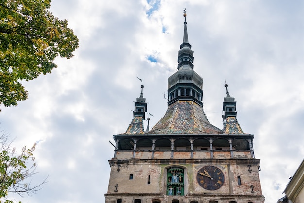 La Tour de l'Horloge Gateway à Sighisoara Transylvanie Roumanie