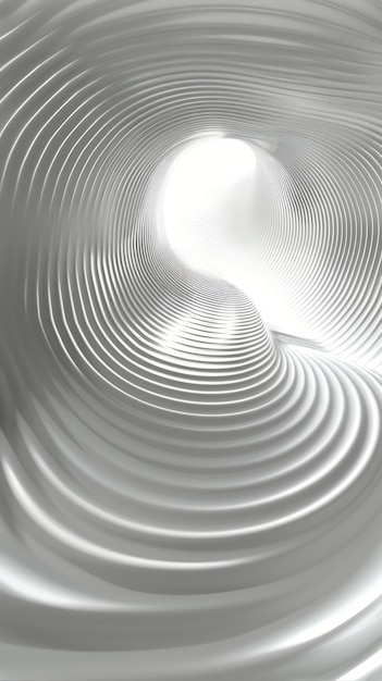 Un tourbillon blanc en mouvement