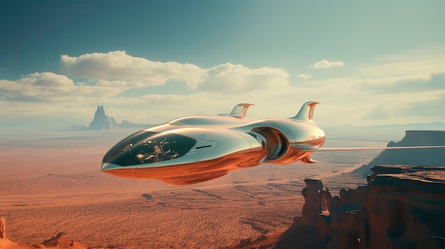 Tourisme spatial aérospatial avancé transport innovant voyage spatial commercial expériences futuristes créées avec la technologie d'IA générative