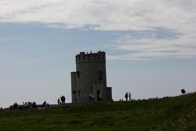 Les touristes au fort