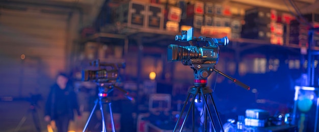 Tournage d'un concert à la télévision