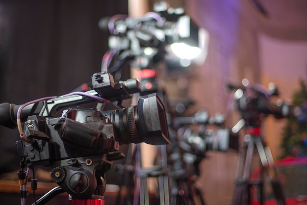 Tournage d'un concert à la télévision