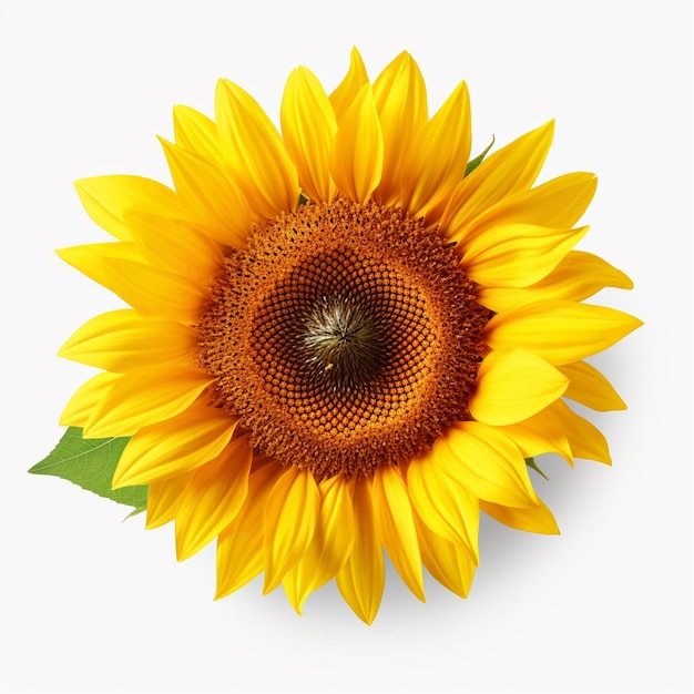 Photo tournesol png fond blanc